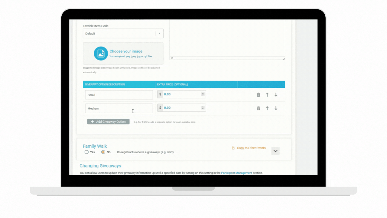 Set Up The Giveaway - RunSignup Set Up The Giveaway - RunSignup