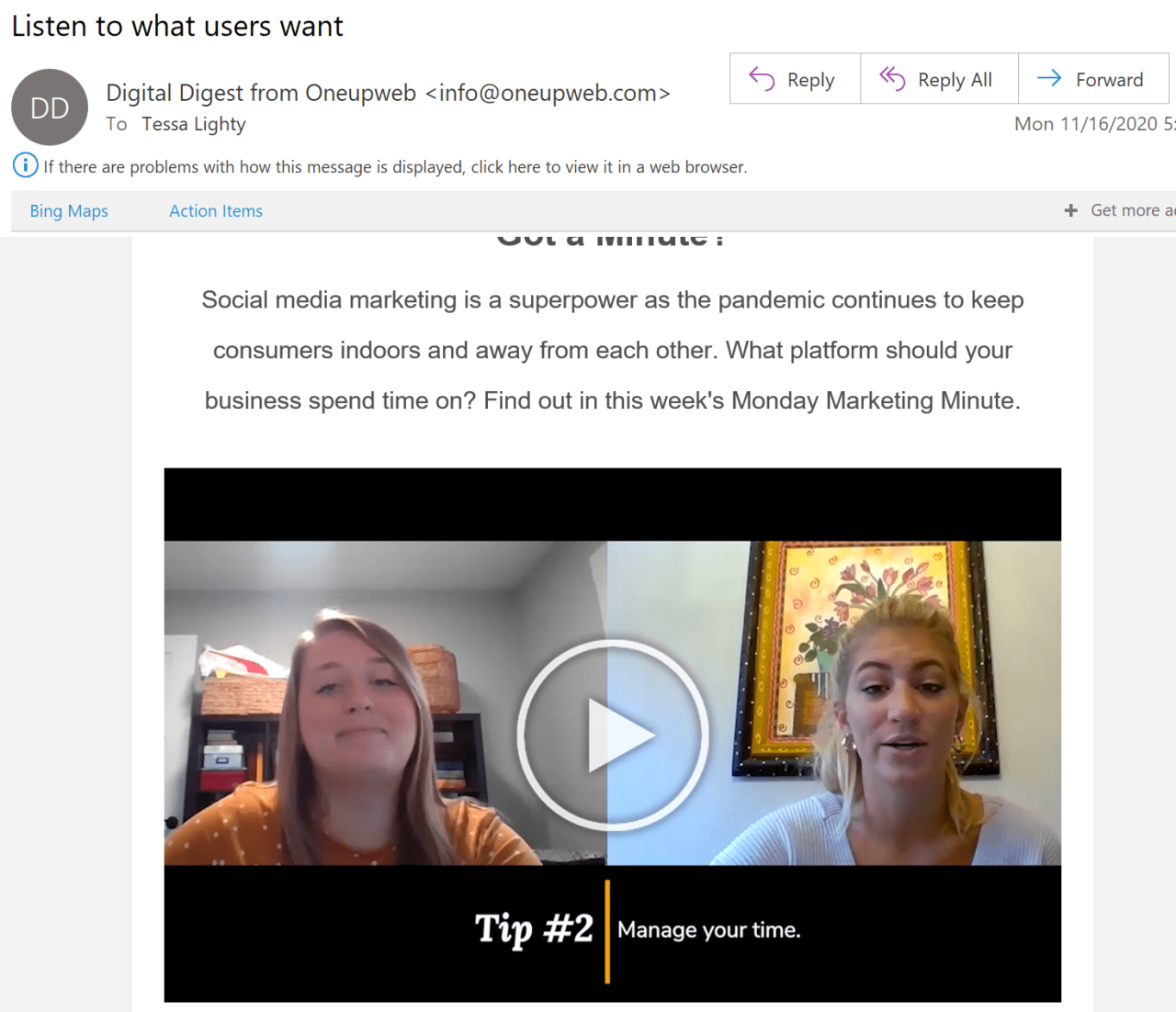 How to Use Video in Email Marketing – Oneupweb