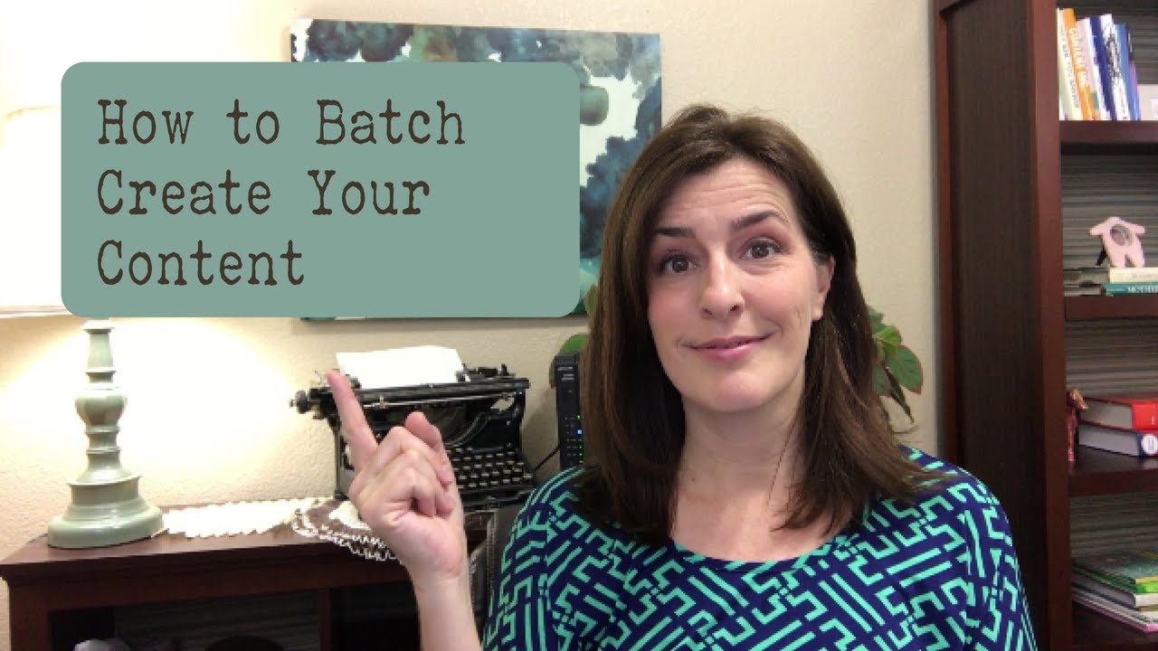 How to batch create your content - YouTube How to batch create your content - YouTube