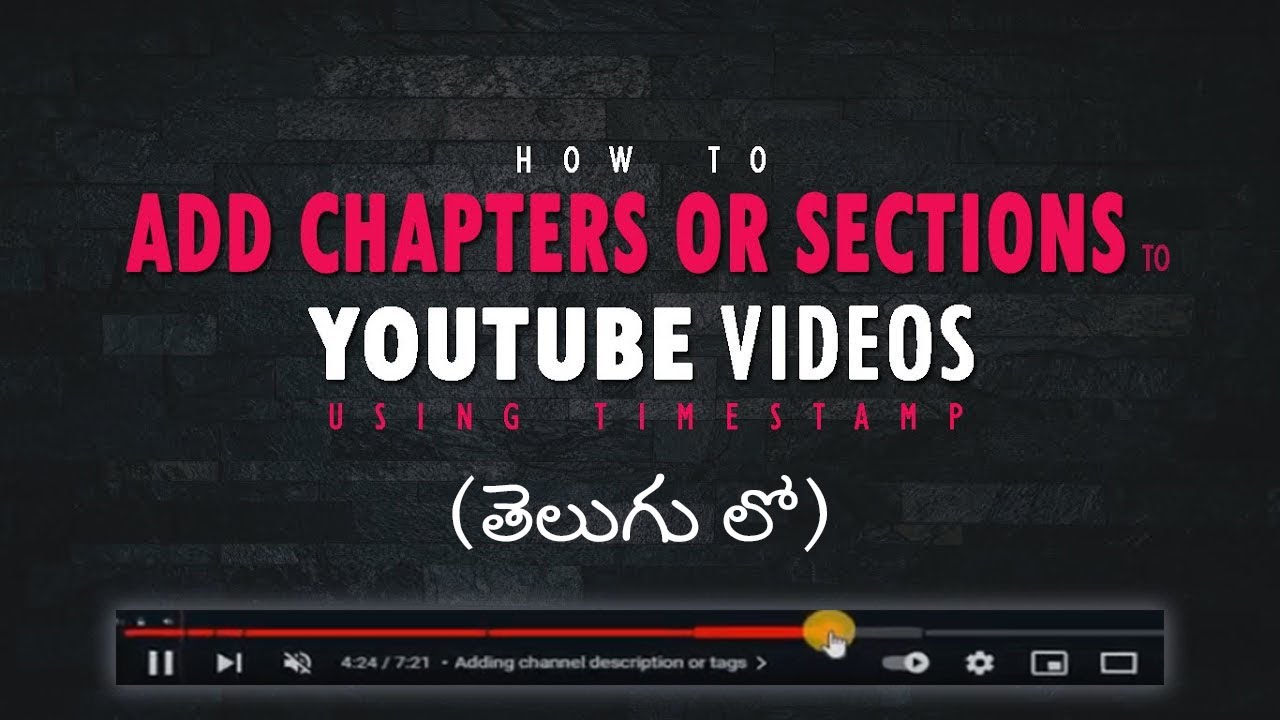 How to Add Chapters on YouTube Video (QUICK TUTORIAL) - YouTube How to Add Chapters on YouTube Video (QUICK TUTORIAL) - YouTube