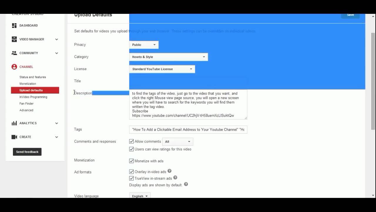 How to upload videos to YouTube - The best export and upload settings ... How to upload videos to YouTube - The best export and upload settings ...