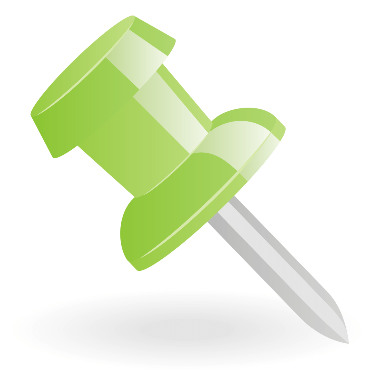 Clipart - Push Pin 1b Clipart - Push Pin 1b